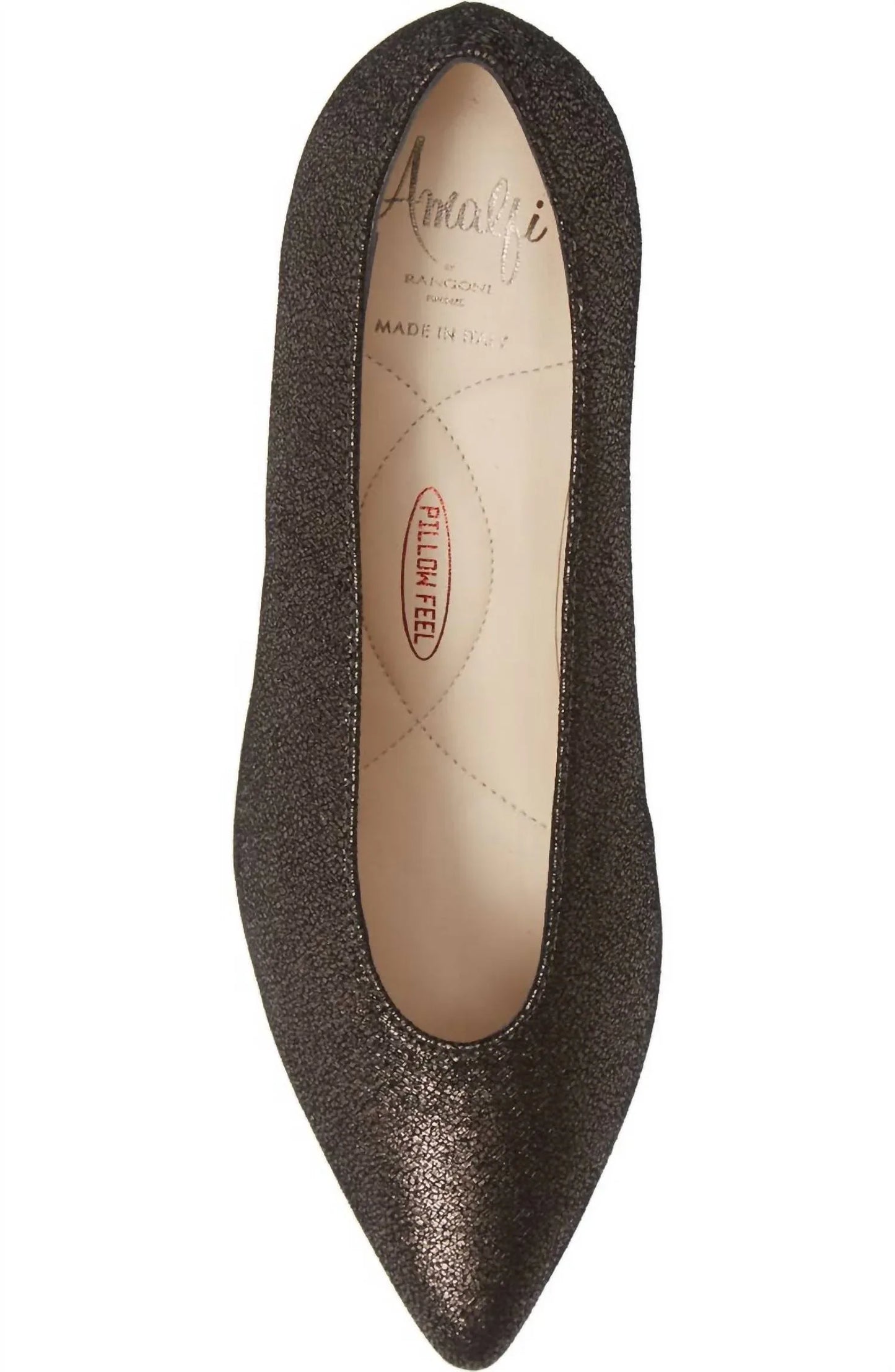 Amalfi by Rangoni - PREZIOSO TEXT/CRACK PUMPS - MEDIUM WIDTH - lifestyle view - Rack Hunt