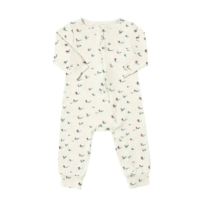 Tickety-Boo - Kid's Holiday Skier Zipper Romper - Rack Hunt