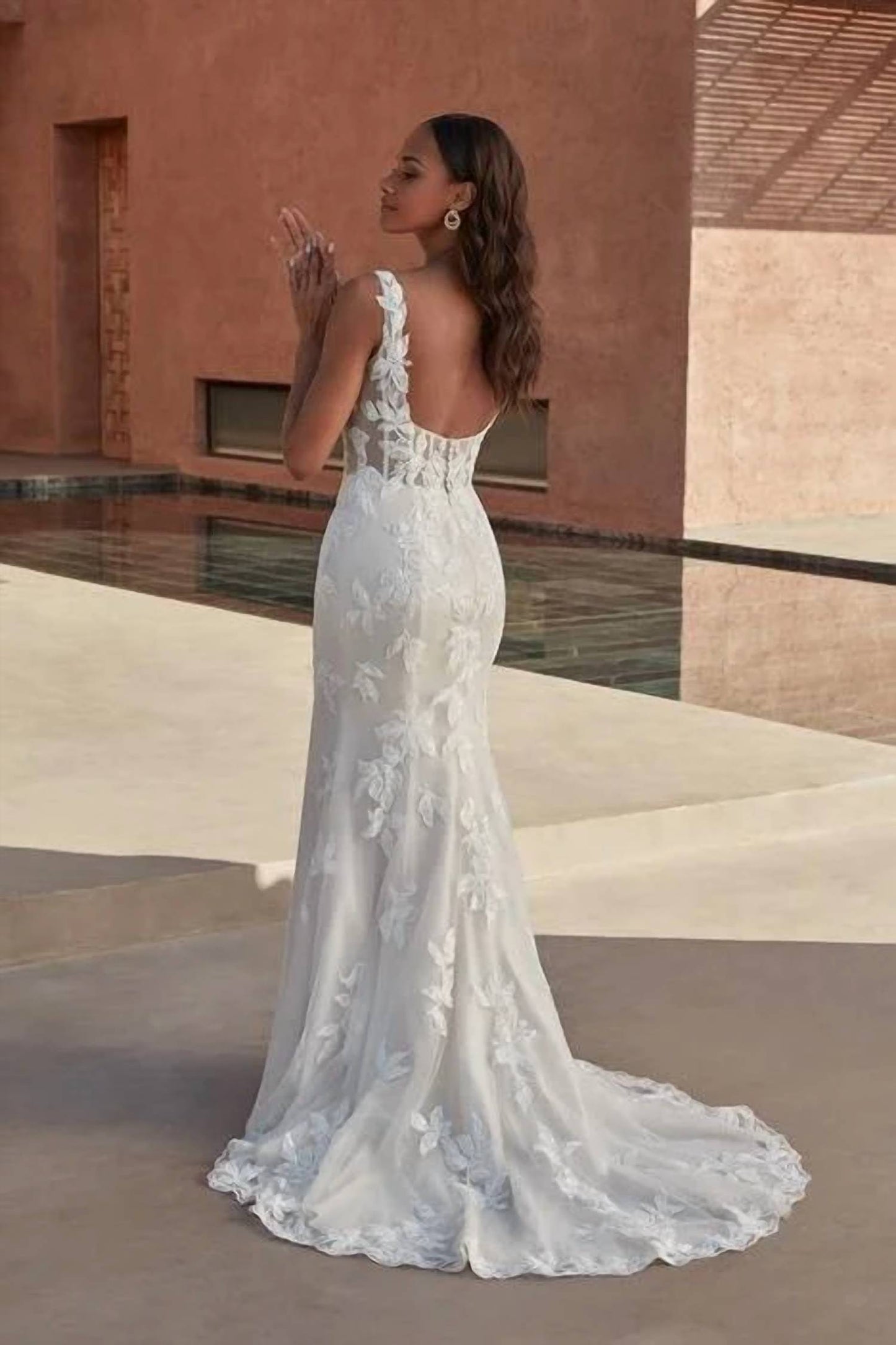 Beaded Lace & Tulle Wedding Dress