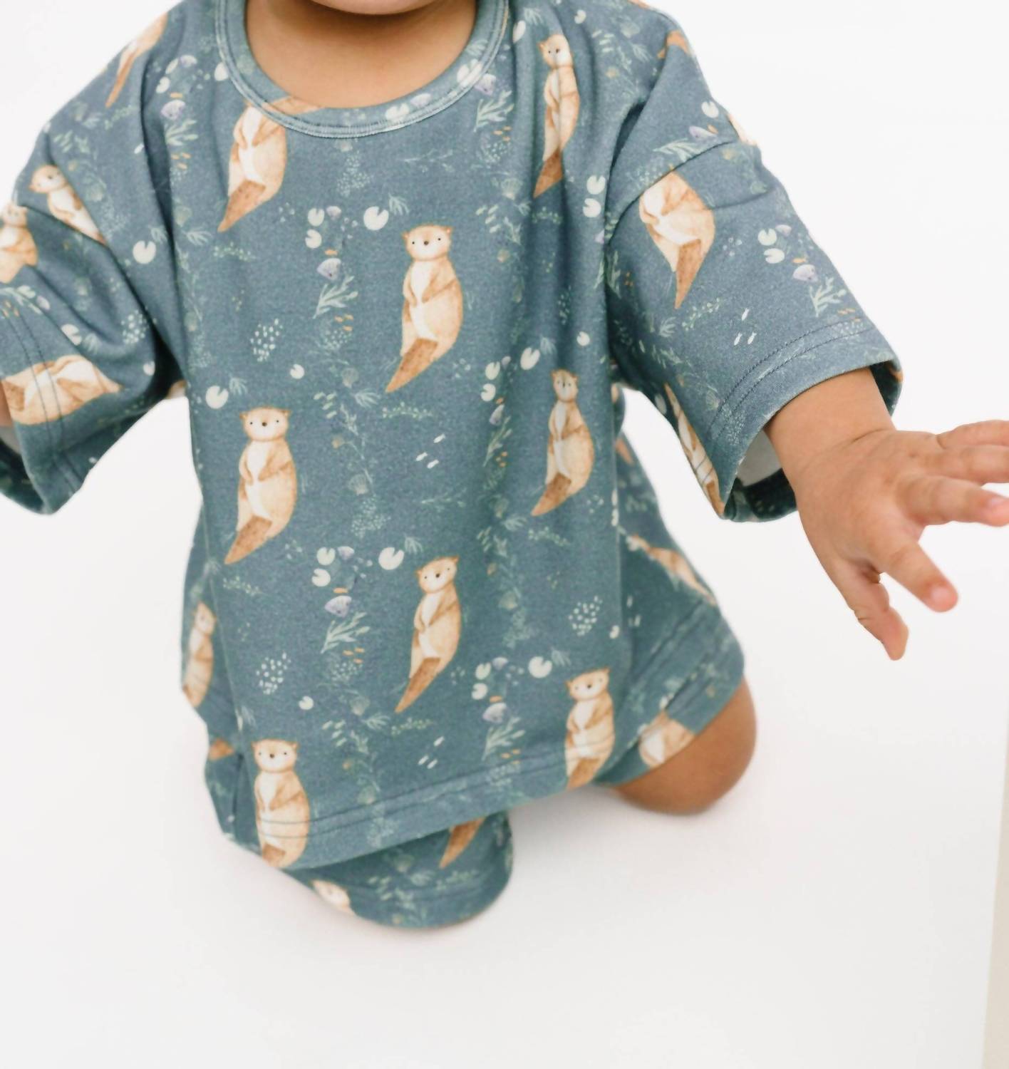 Kid's Otter Pals Slouchy Set