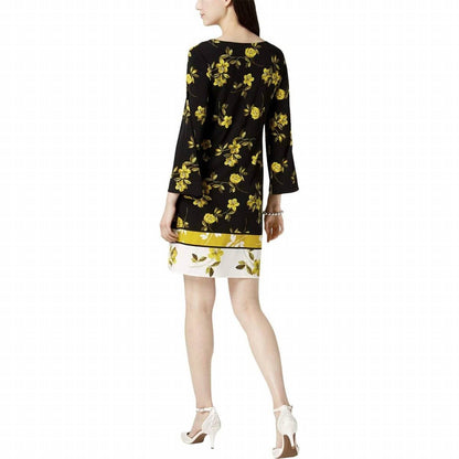 Floral Print A Line Dress
