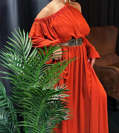 Nina Cheyenne - Rust Radiance Maxi Dress - Rack Hunt