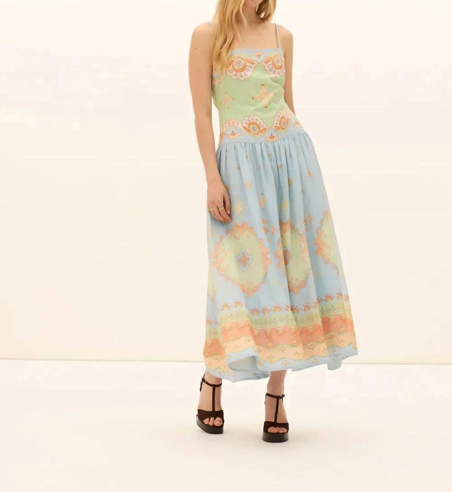 Matthiola Waisted Midi Dress