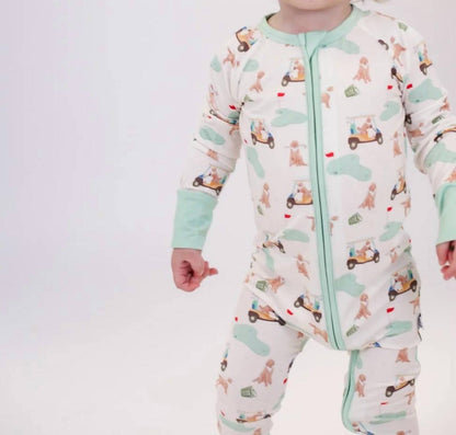 Kid's Convertible Zip Pajamas