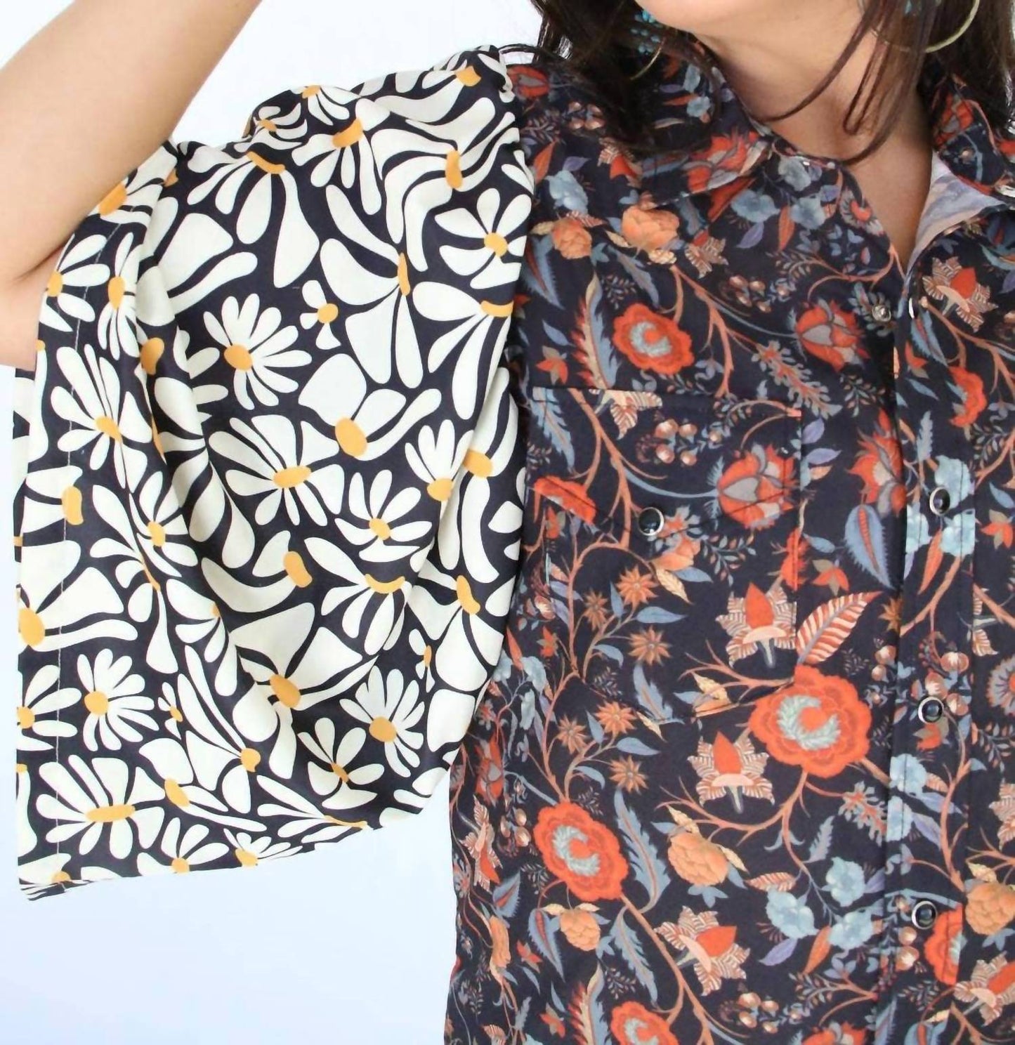 Mixed Pearl Floral Top