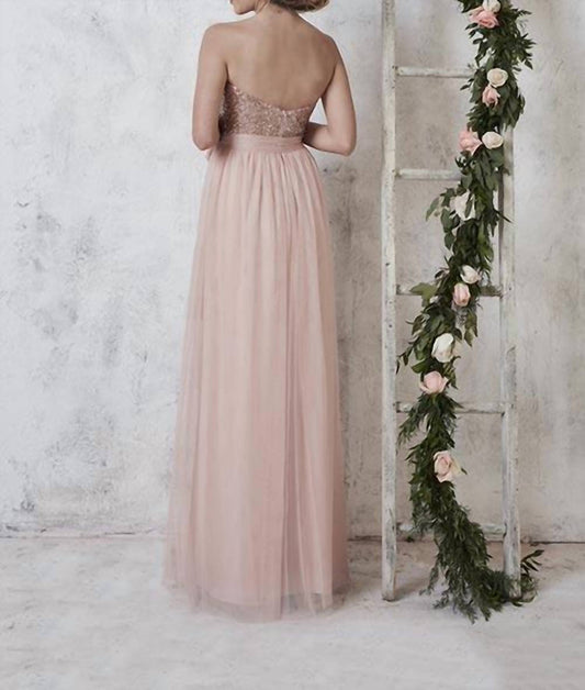 Sweetheart Neck Bridesmaid Gown