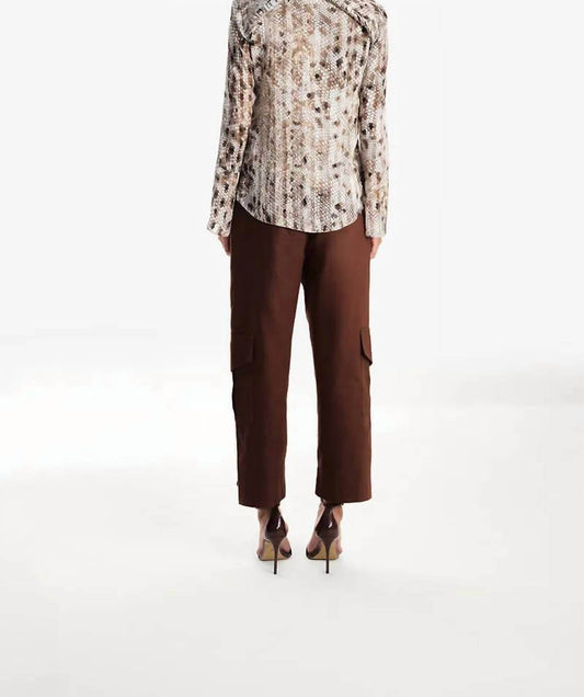 Skunk - Animal Print Long Sleeve Blouse - Rack Hunt -