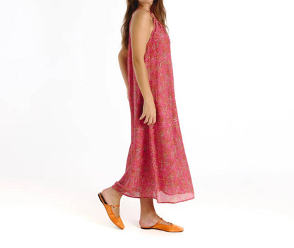 Nara High Neck Floral Dress