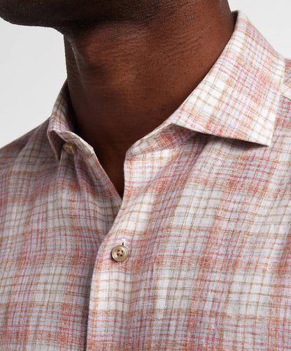Linen Check Sport Shirt