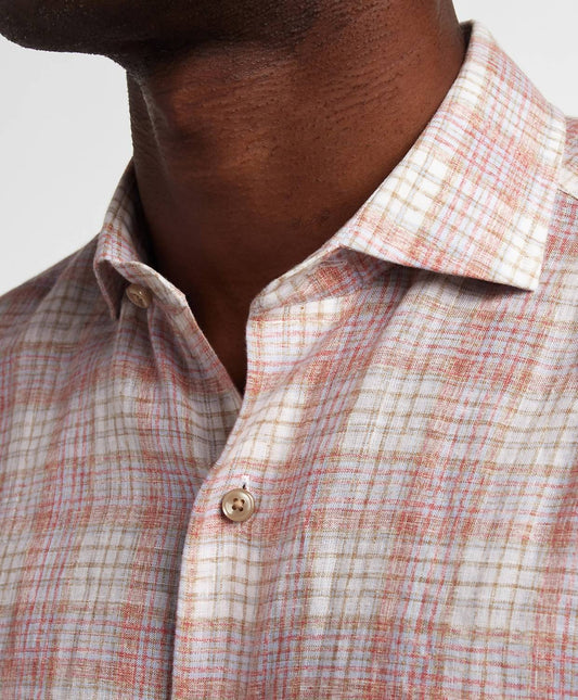 Linen Check Sport Shirt