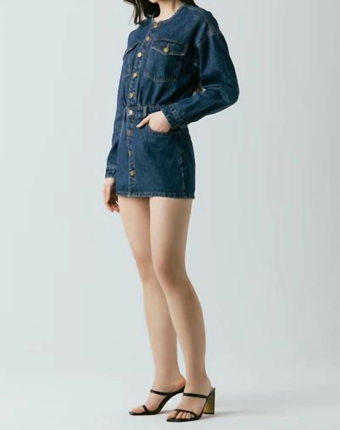 Ready Set Go Denim Dress