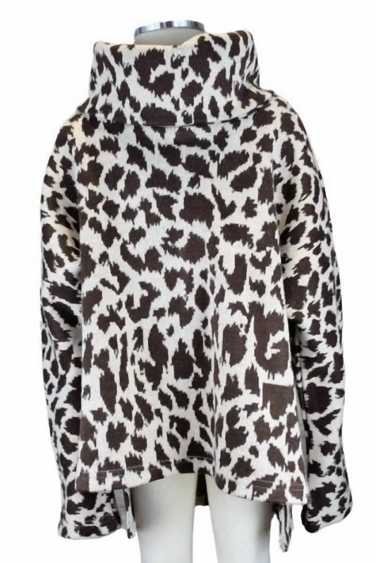 ML Kids - Girls' Jacquard Cowlneck Tunic Top - Rack Hunt