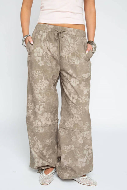 Women's Hibiscus 2 In 1 Shorts And Trouser