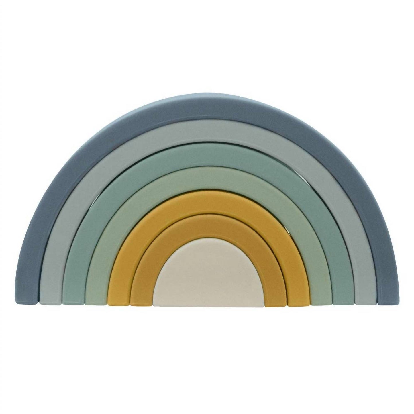Silicone Rainbow Stacker Puzzle