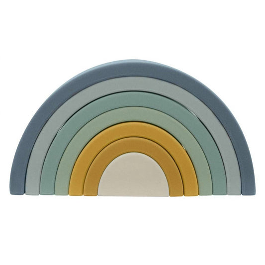 Silicone Rainbow Stacker Puzzle