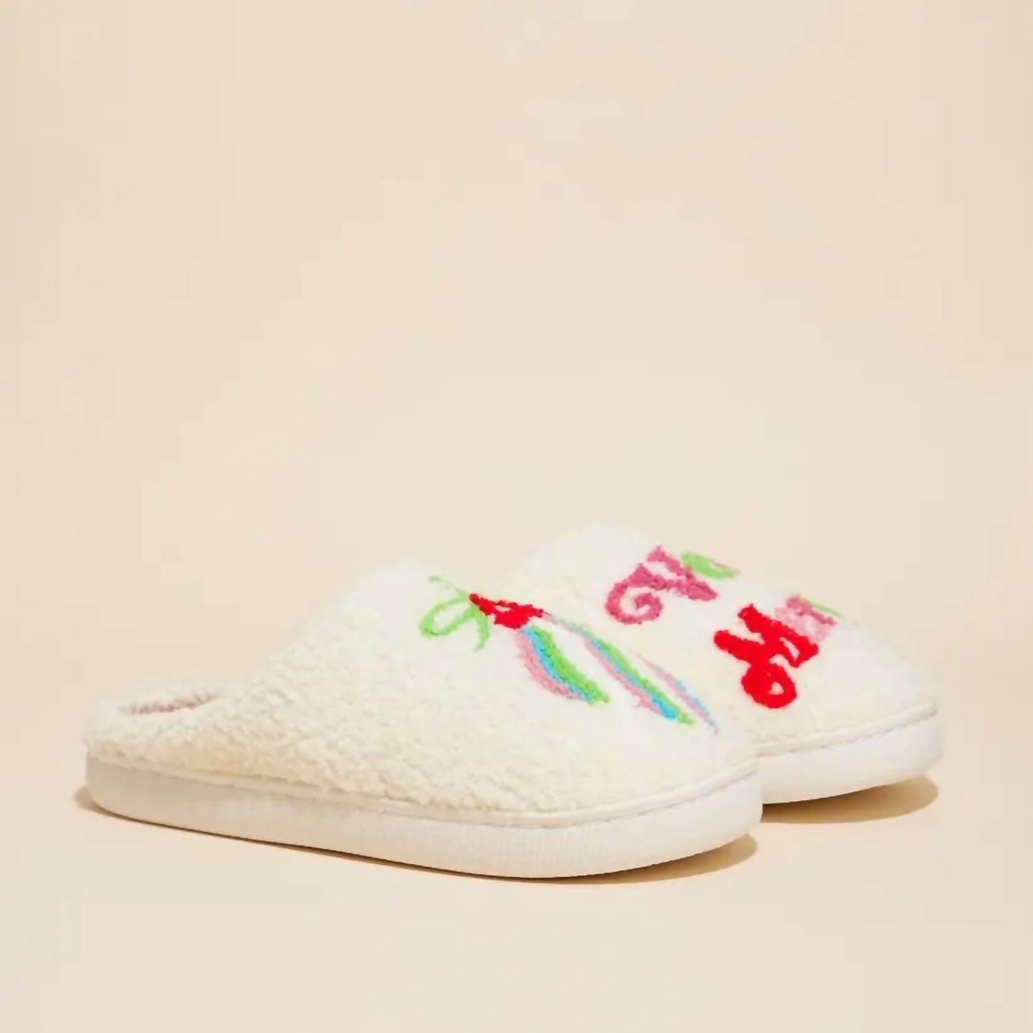 FREM - Women's Very Merry Christmas Slippers - Rack Hunt -