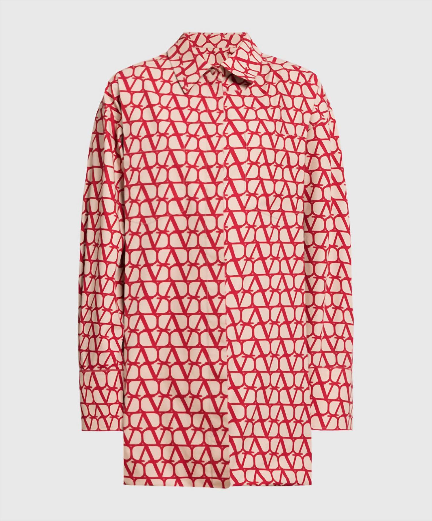 Valentino - Toile Iconographe Print Shirt Dress - Rack Hunt
