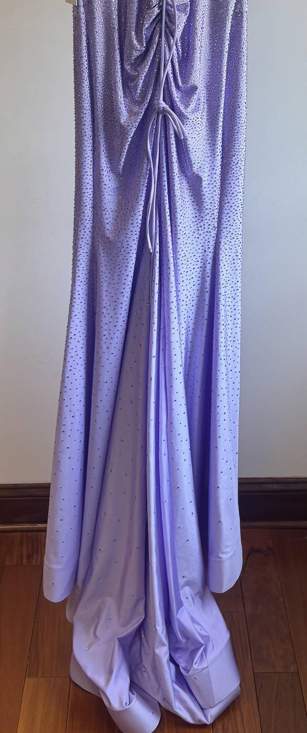 Long Body-Skimming Prom Gown