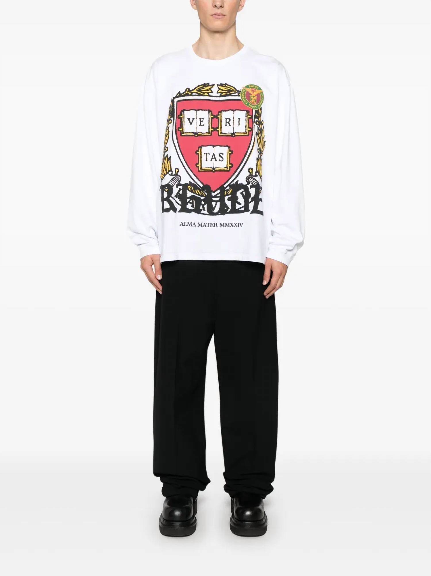 Rhude - Veritas Long Sleeve Graphic T-shirt - Rack Hunt