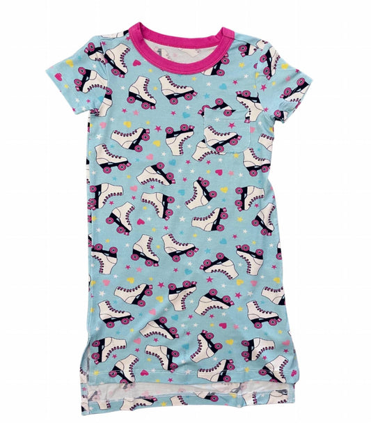 Girl's Let's Roll Short Sleeve Nightdress