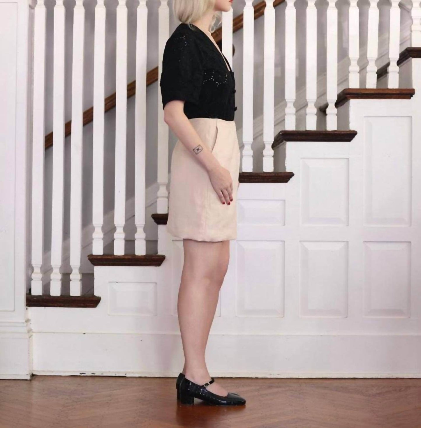 Rose Velvet - Zhenya Linen Skirt - Rack Hunt -