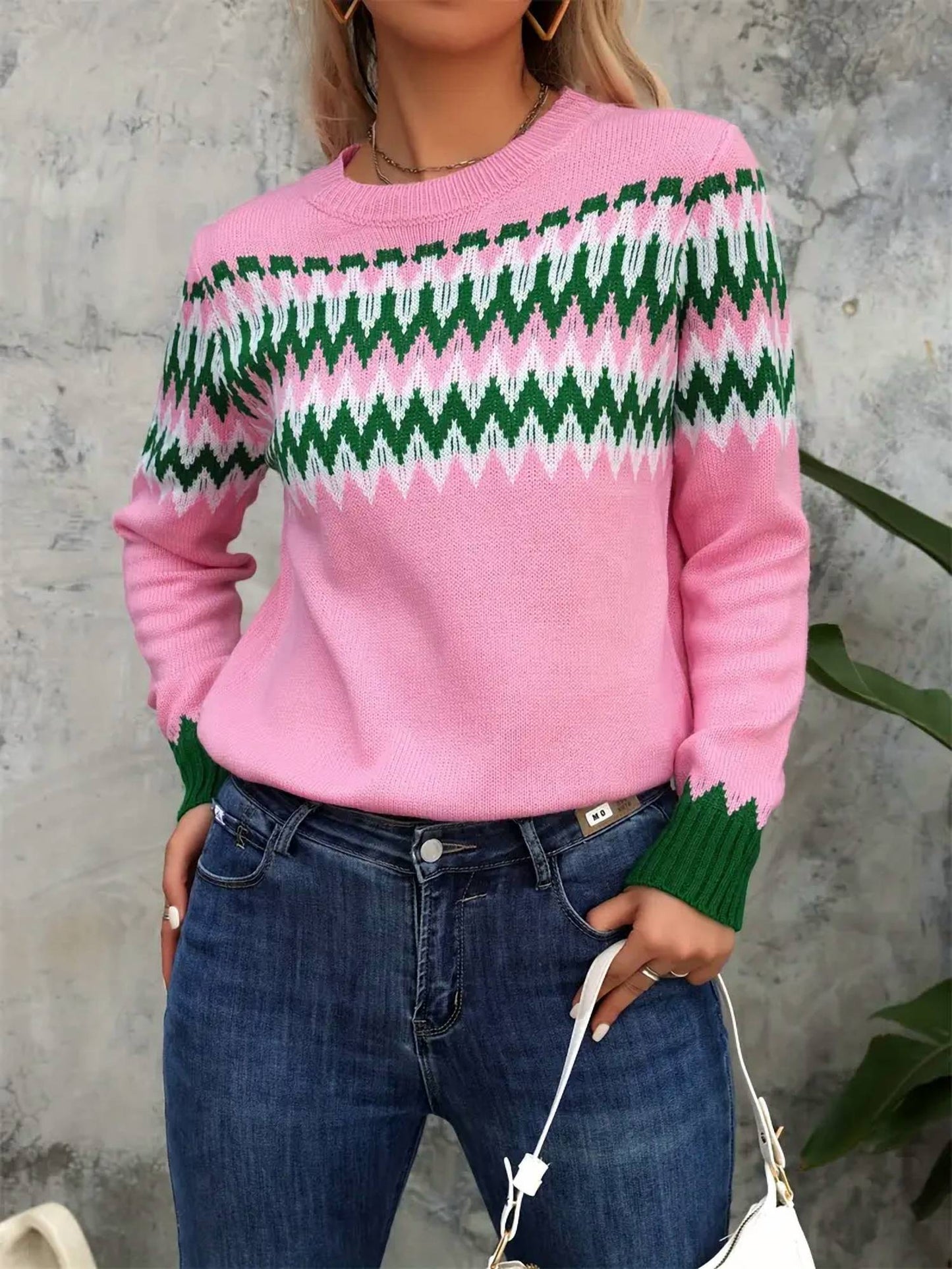 Crewneck Knit Sweater