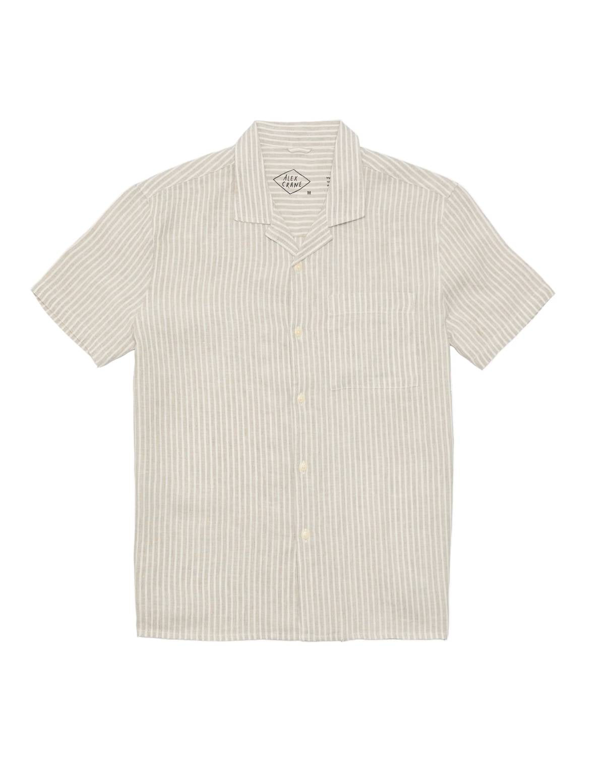 Men's Camp Striped Button Down Shirt