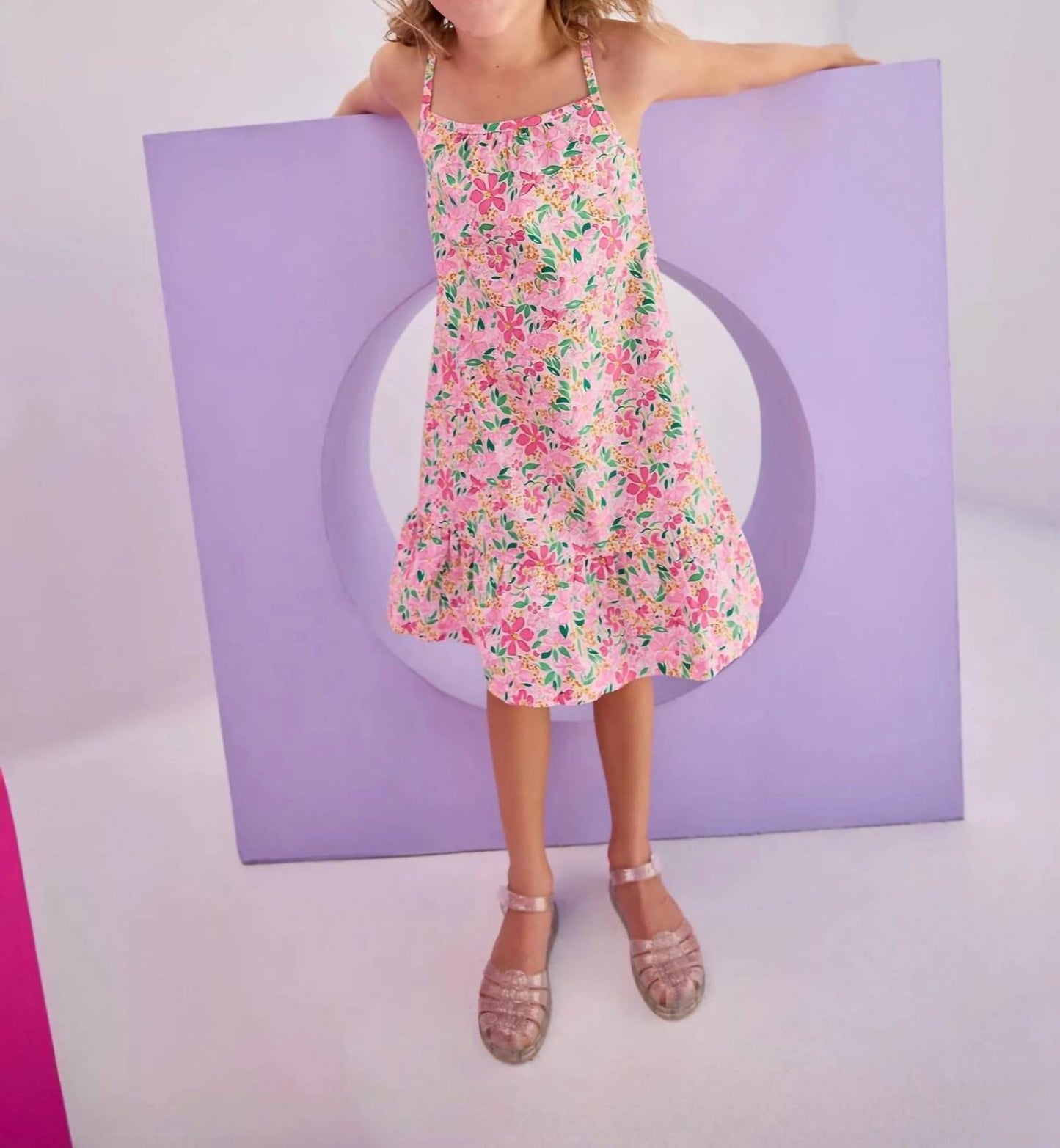 Strappy Floral Dress