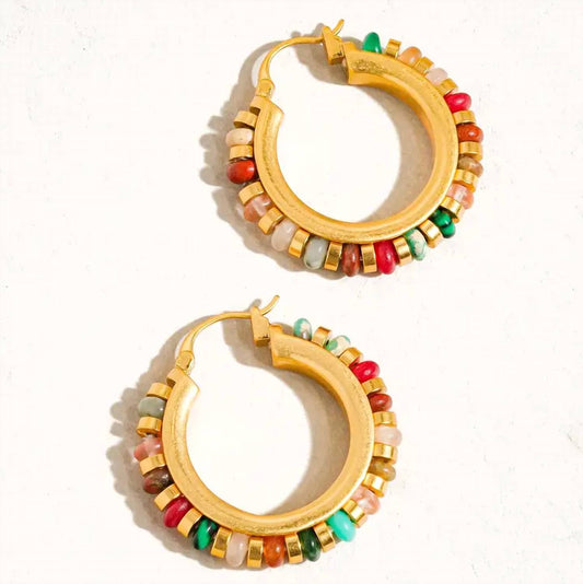 Women's Capri Hoop Earrings