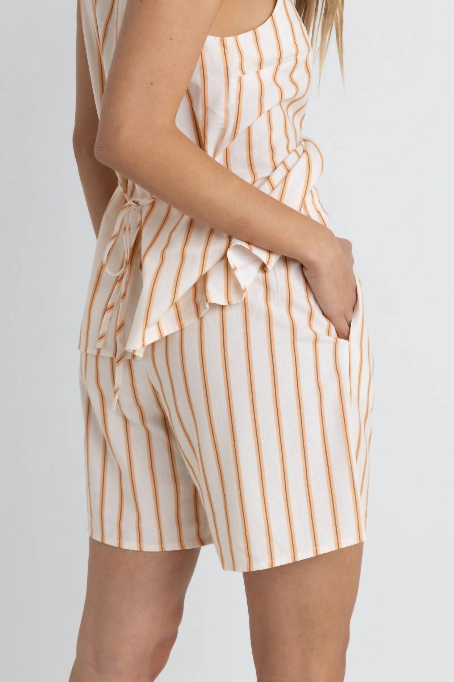 Tide Stripe Longline Shorts