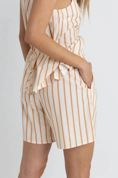 Rhythm. - Tide Stripe Longline Shorts - Rack Hunt