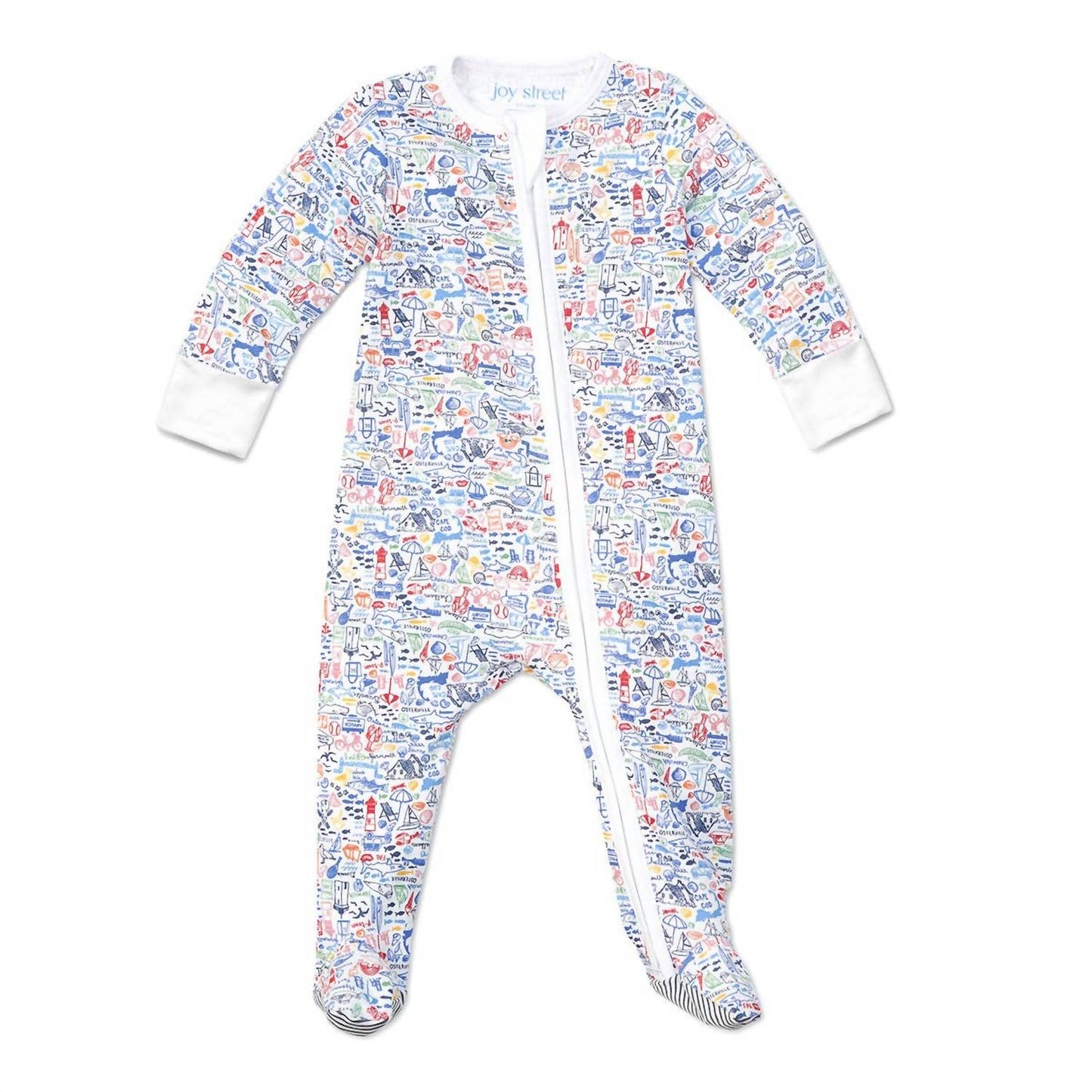 Kid's Cape Cod Zip Baby Onesie