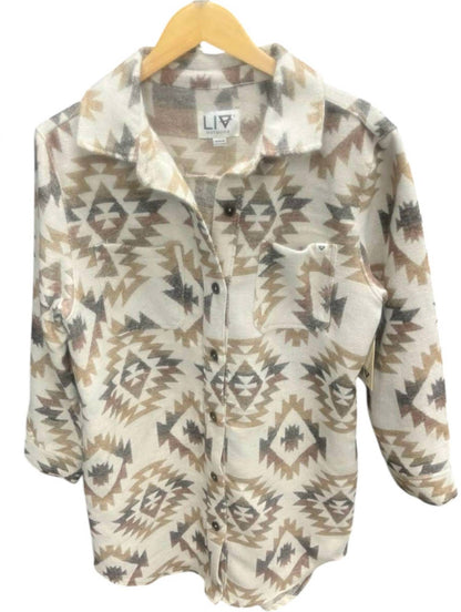 Shay Faux Wool Long Shacket