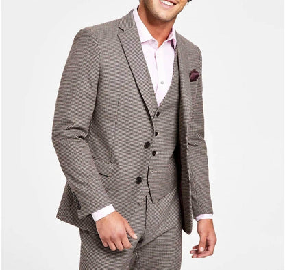 Bar III - Slim-fit Stretch Check Suit Jacket - Rack Hunt