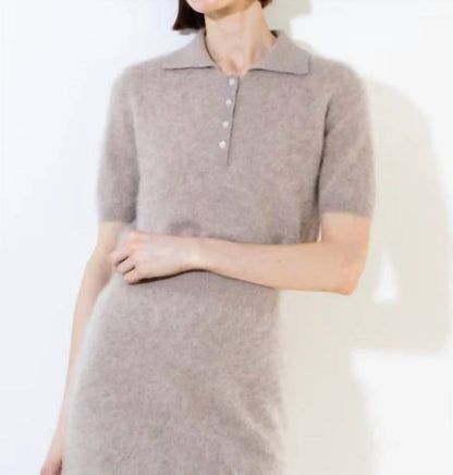 Brushed Polo Short Sleeve Top