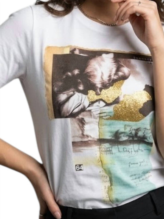 Women's Love Graphic Print Cotton T-shirt