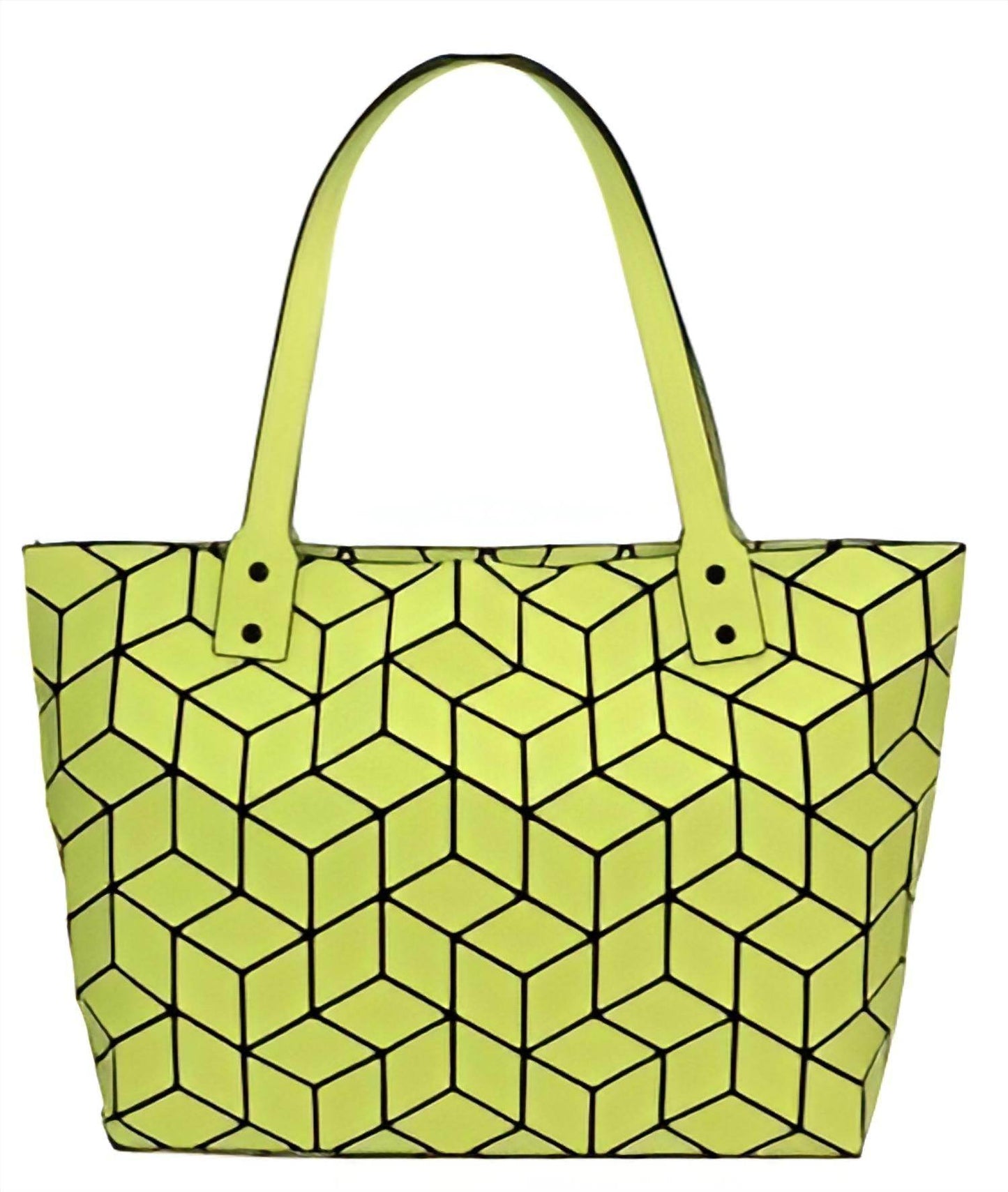 Exclusive Thredz - Women's Slanted Geo Tote Handbags - Rack Hunt