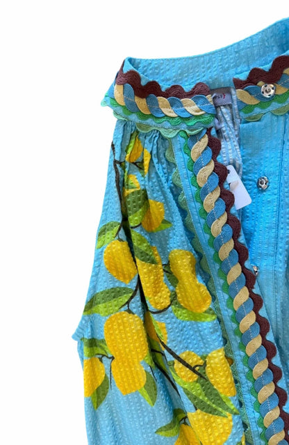 Livana Beach Scene Midi Dress
