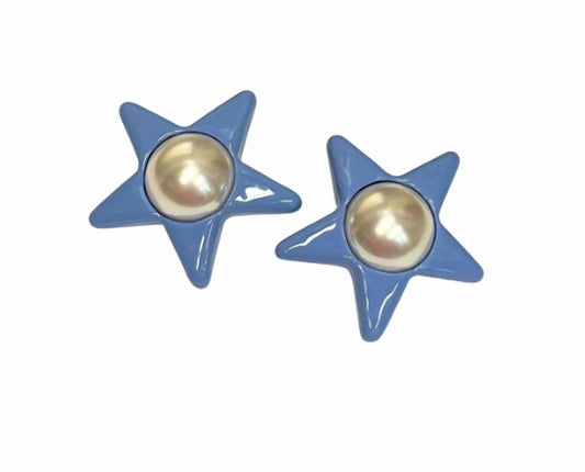 Women's Jupiter Enamel Resin Ear Clips