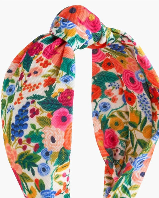 Rifle Paper Co. - Women's Garden Party Knotted Headband - Rack Hunt -