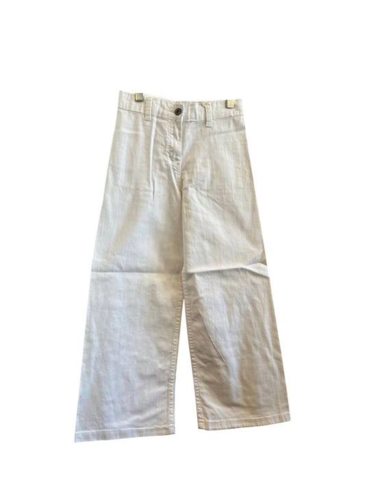 Kid's Wide Leg Twill Pants