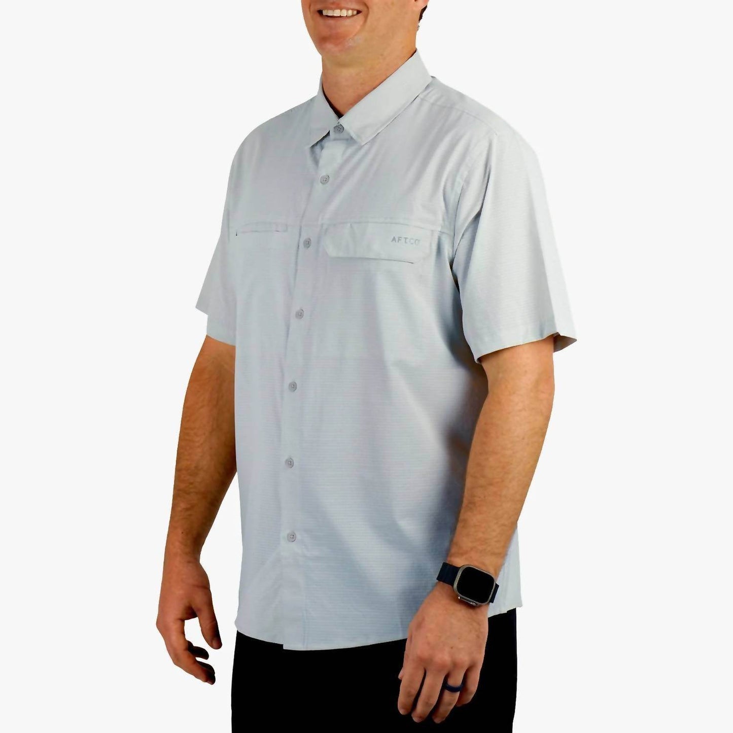 AFTCO - Air-o Mesh Short Sleeve Button Down Shirt - Rack Hunt -