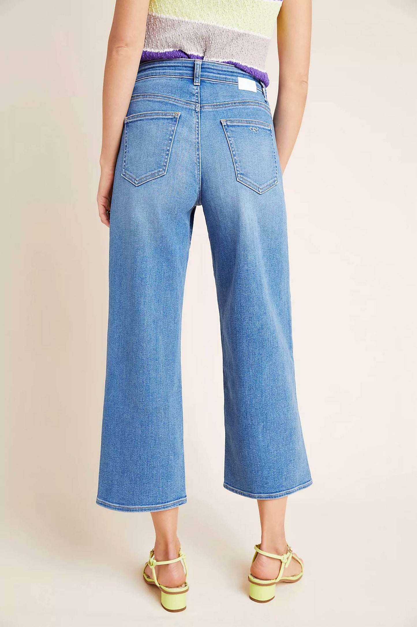 CQY - Sunday Ultra High-risecropped Wide Leg Jeans - Rack Hunt -