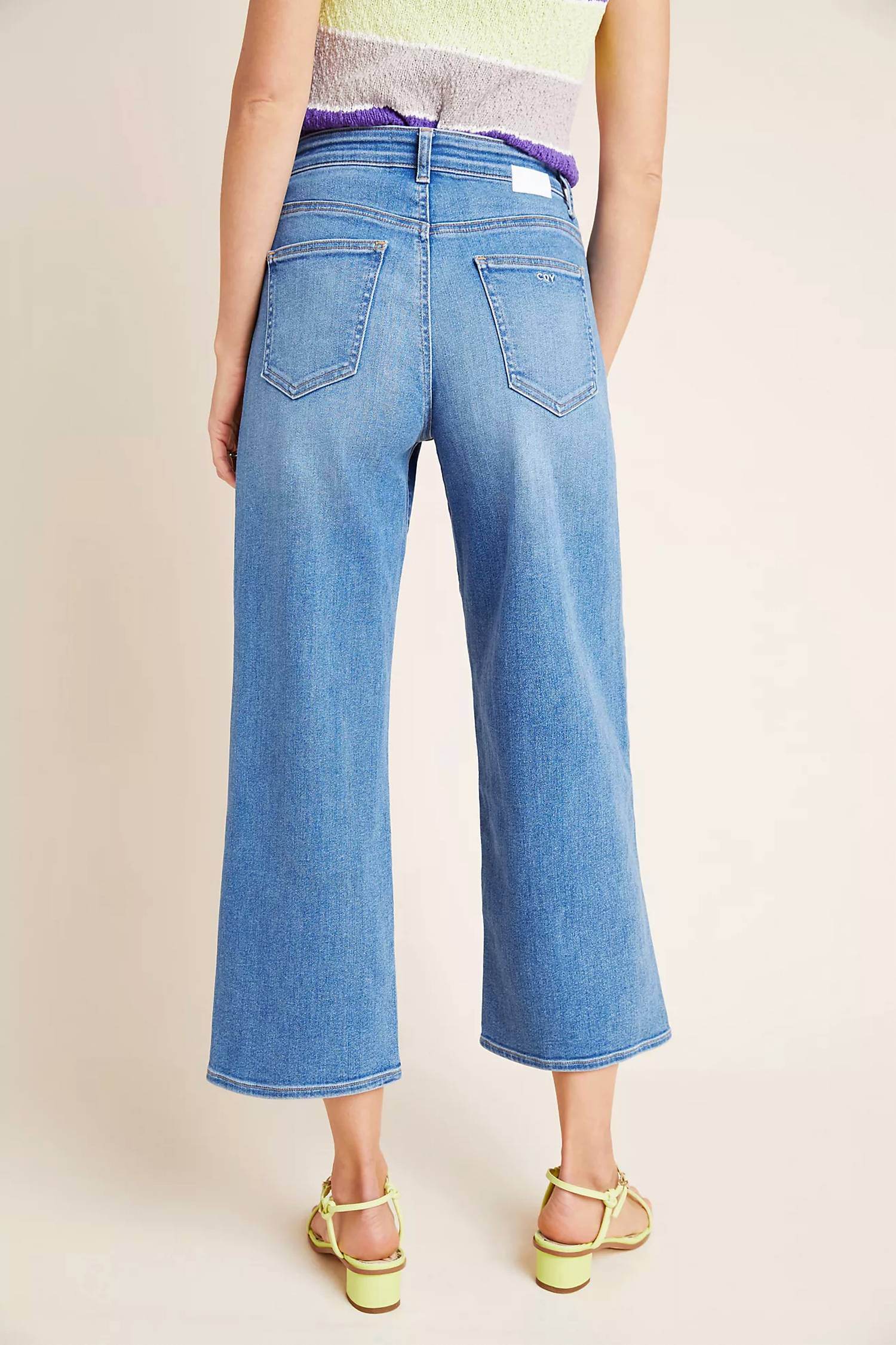 CQY - Sunday Ultra High-risecropped Wide Leg Jeans - Rack Hunt -