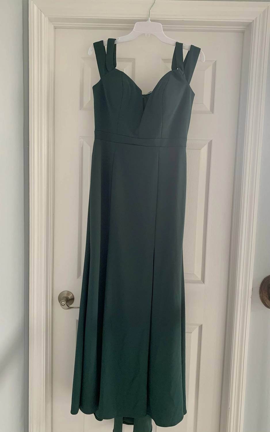 Bill Levkoff - Stretch Crepe Double Off The Shoulder Bridesmaid Dress - Rack Hunt