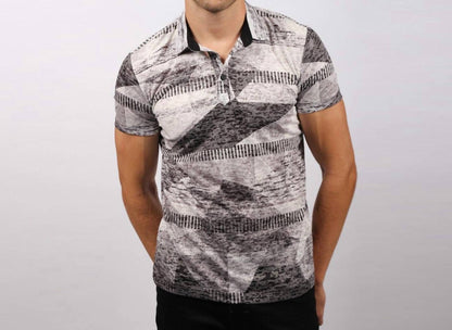 Slim Fit Print Polo Shirt
