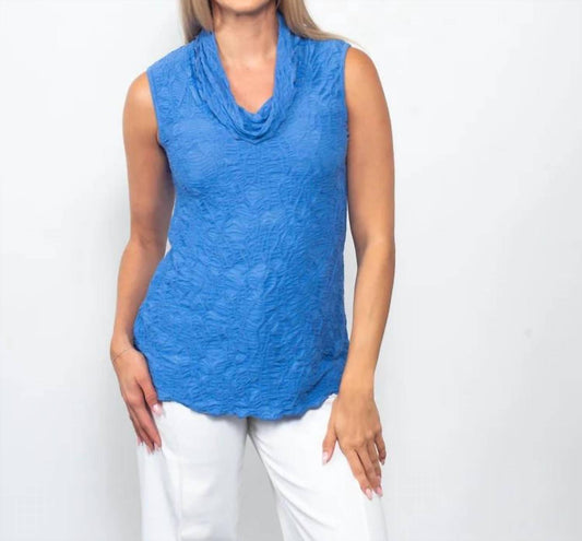 Cowl Neck Sleeveless Top