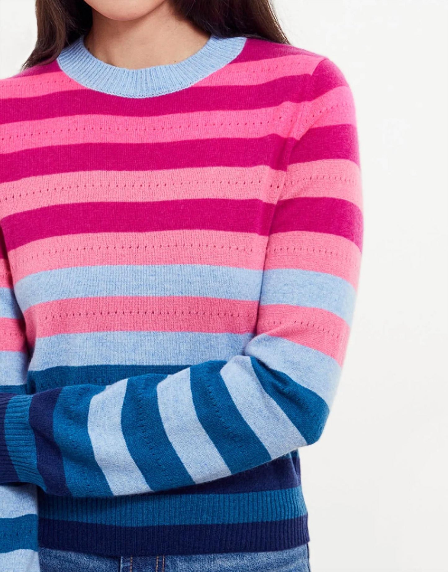 Ariana Stripe Crew Top