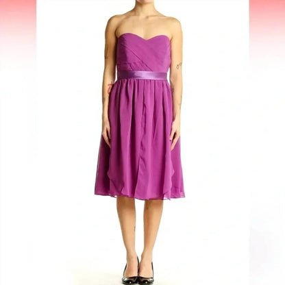 Cocomelody - Strapless Chiffon Party Dress - Rack Hunt