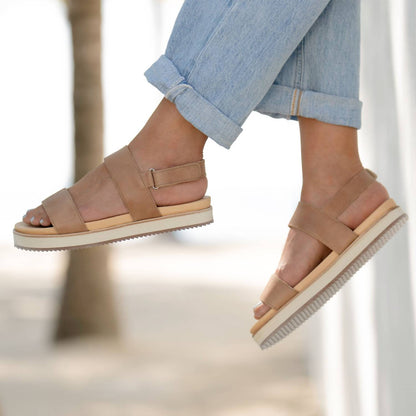 Women's Go-to Flatform 2.0 Leather Sandal